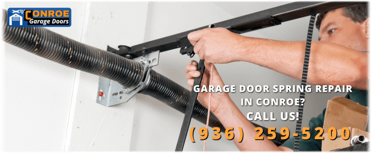 Broken Garage Door Spring Conroe